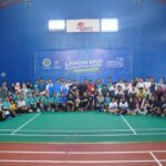Pererat Silaturahmi, 10 Klien LPPOM MUI Ikuti Kejuaraan Badminton Open 2023